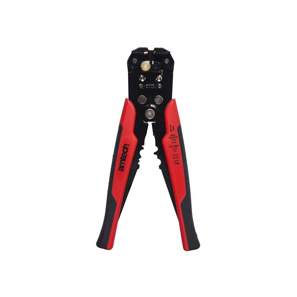 Amtech Automatic Cable Wire Crimper Crimping Tool Stripper Adjustable Plier Cutt - B4285