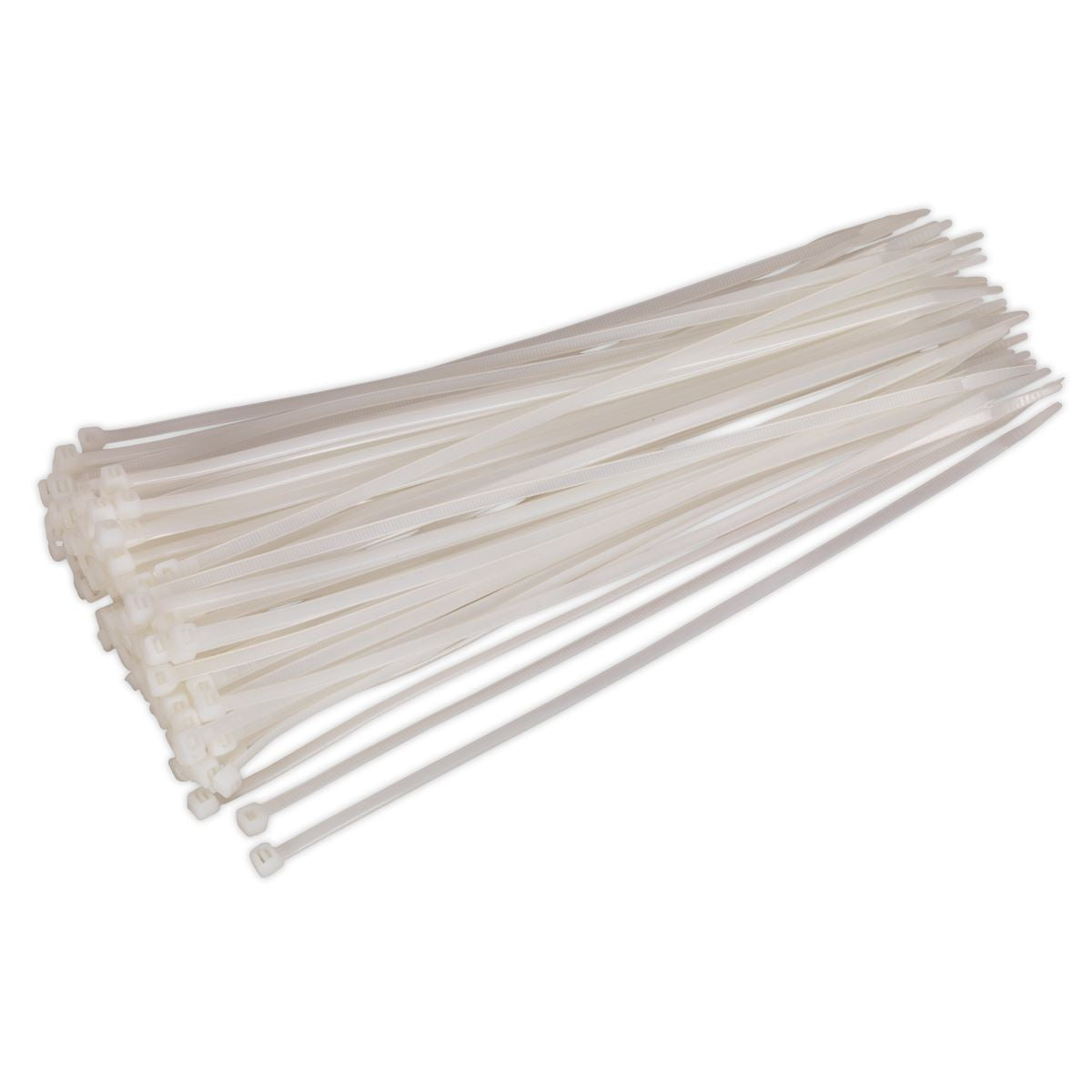 Sealey Cable Tie 300 x 4.8mm White Pack of 100 CT30048P100W