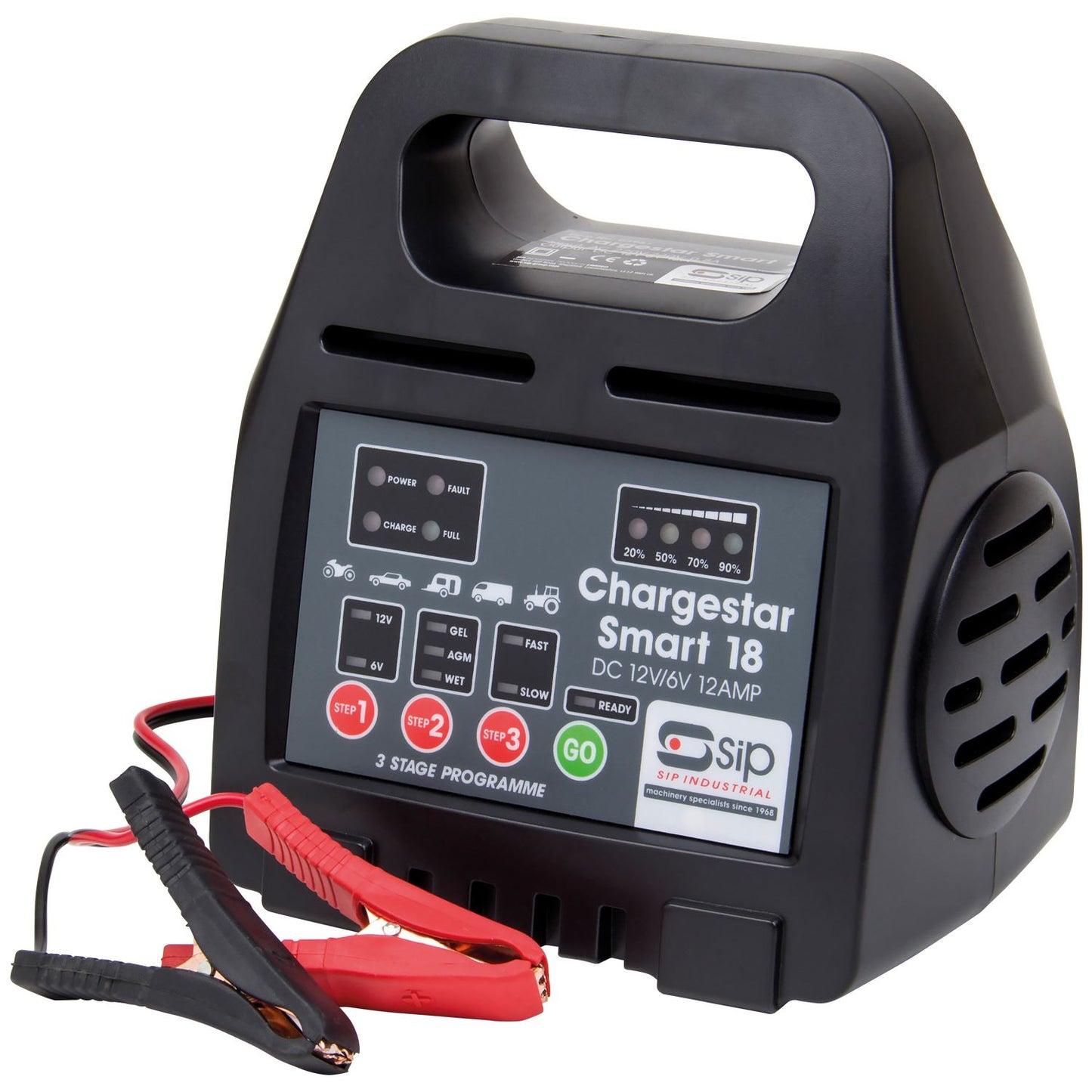 SIP Industrial CHARGESTAR Smart 18 Battery Charger