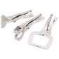 Draper Self Grip Clamp Kit (3 Piece) 9013K