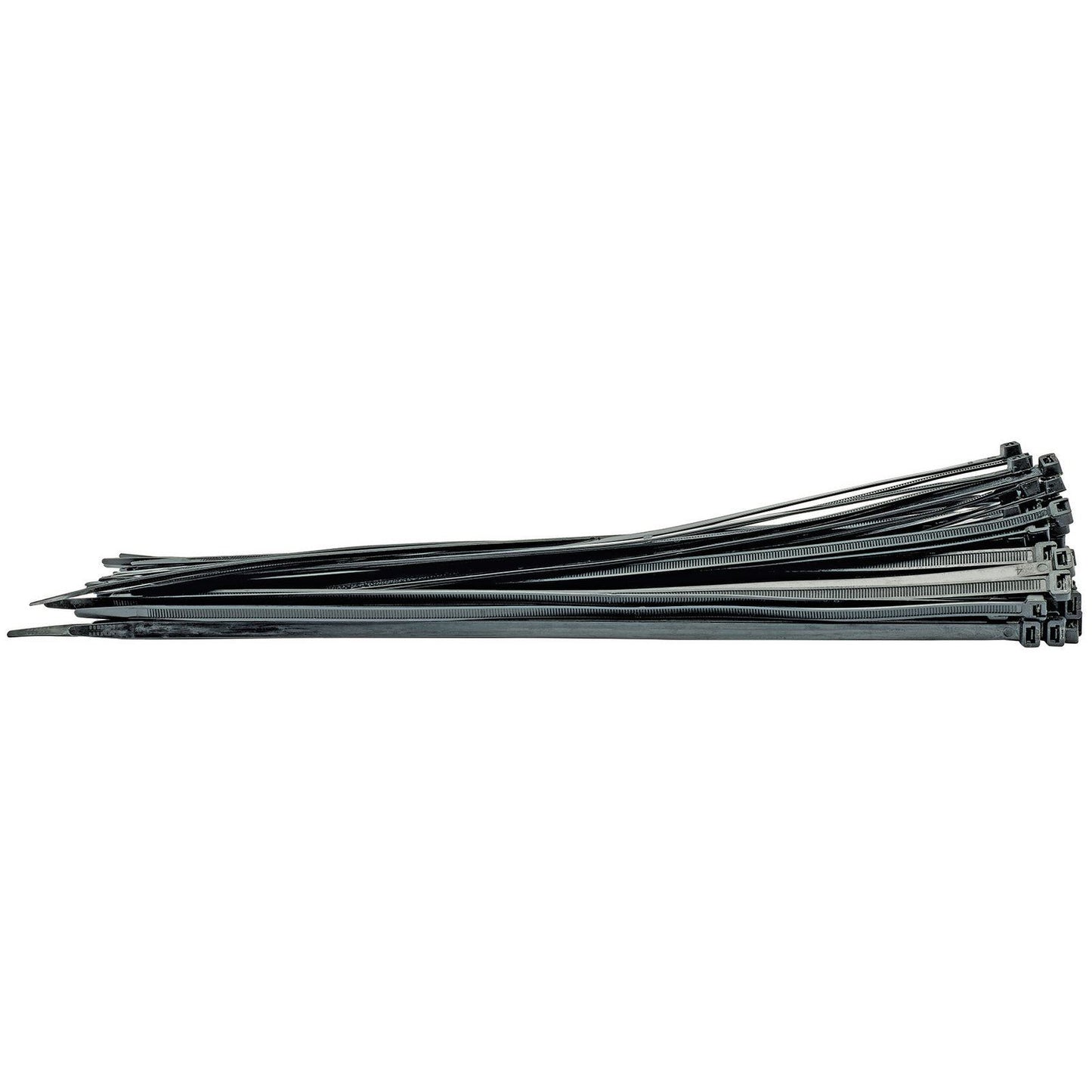 Draper Cable Ties, 8.8 x 500mm, Black (Pack of 100) - 70408