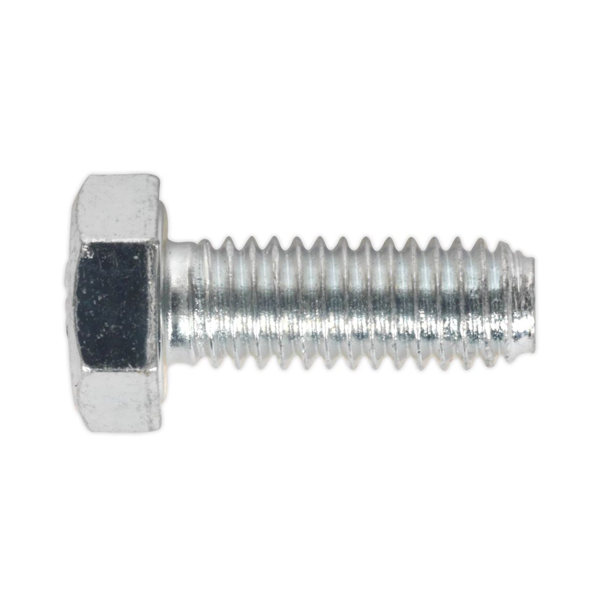 Sealey HT Setscrew M6 x 16mm 8.8 Zinc Pack of 50 SS616