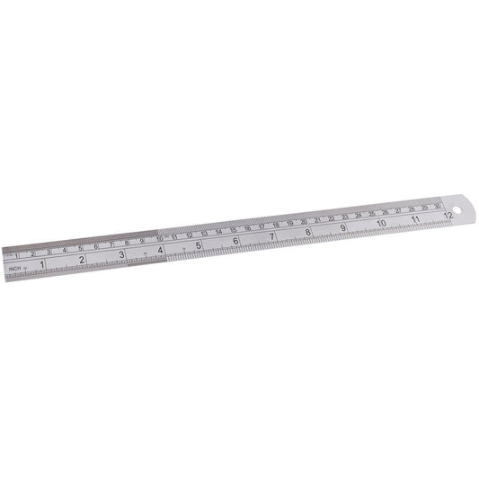 Draper 300mm/12" Steel Rule D18 - 59641