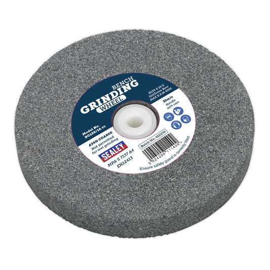 Sealey Grinding Stone 150 x 20mm 32(13)mm Bore A36Q Coarse BG150/16