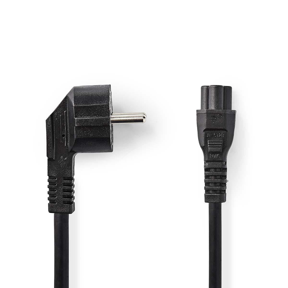 Nedis Power Cable Schuko Male Angled to IEC-320-C5 5m Black CEGP10100BK50