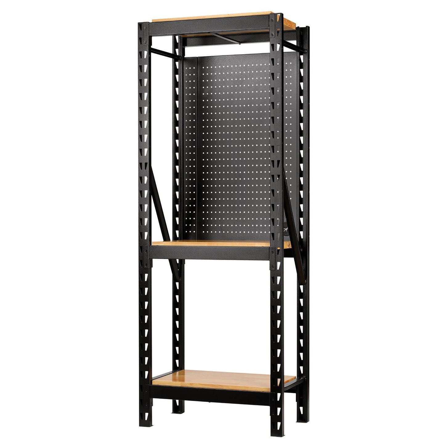 Draper BUNKER 17 Piece Modular 3 Tier Racking, Hardwood Shelving/Pegboards 750mm