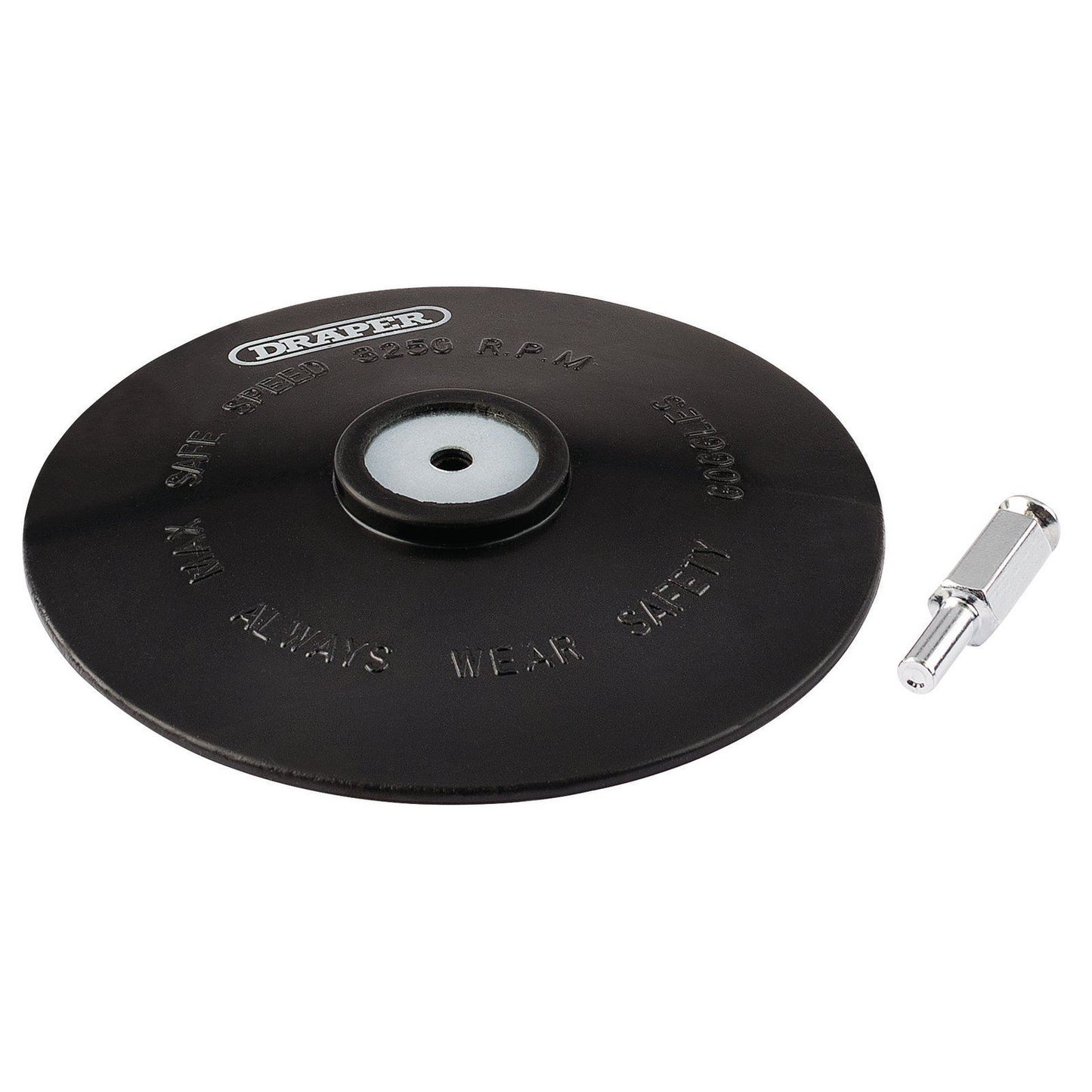 Draper 125mm (5") Rubber Backing Disc [83815] For Use A Drill