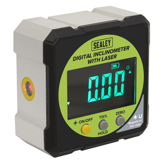 Sealey Inclinometer Digital with Laser AK9991