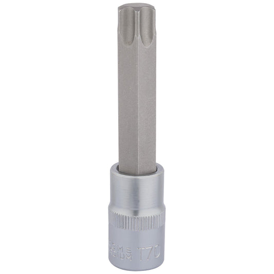 Draper T70 x 100mm Tx-Star 1/2" Square Drive Socket Bit - 16327