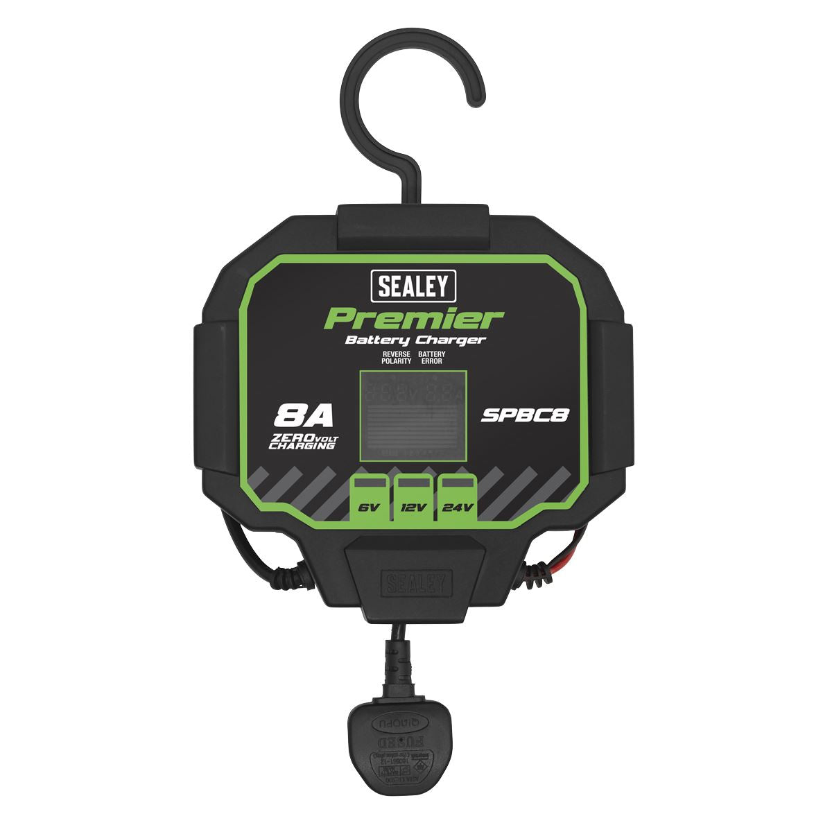 Sealey Battery Charger 8A Fully Automatic SPBC8