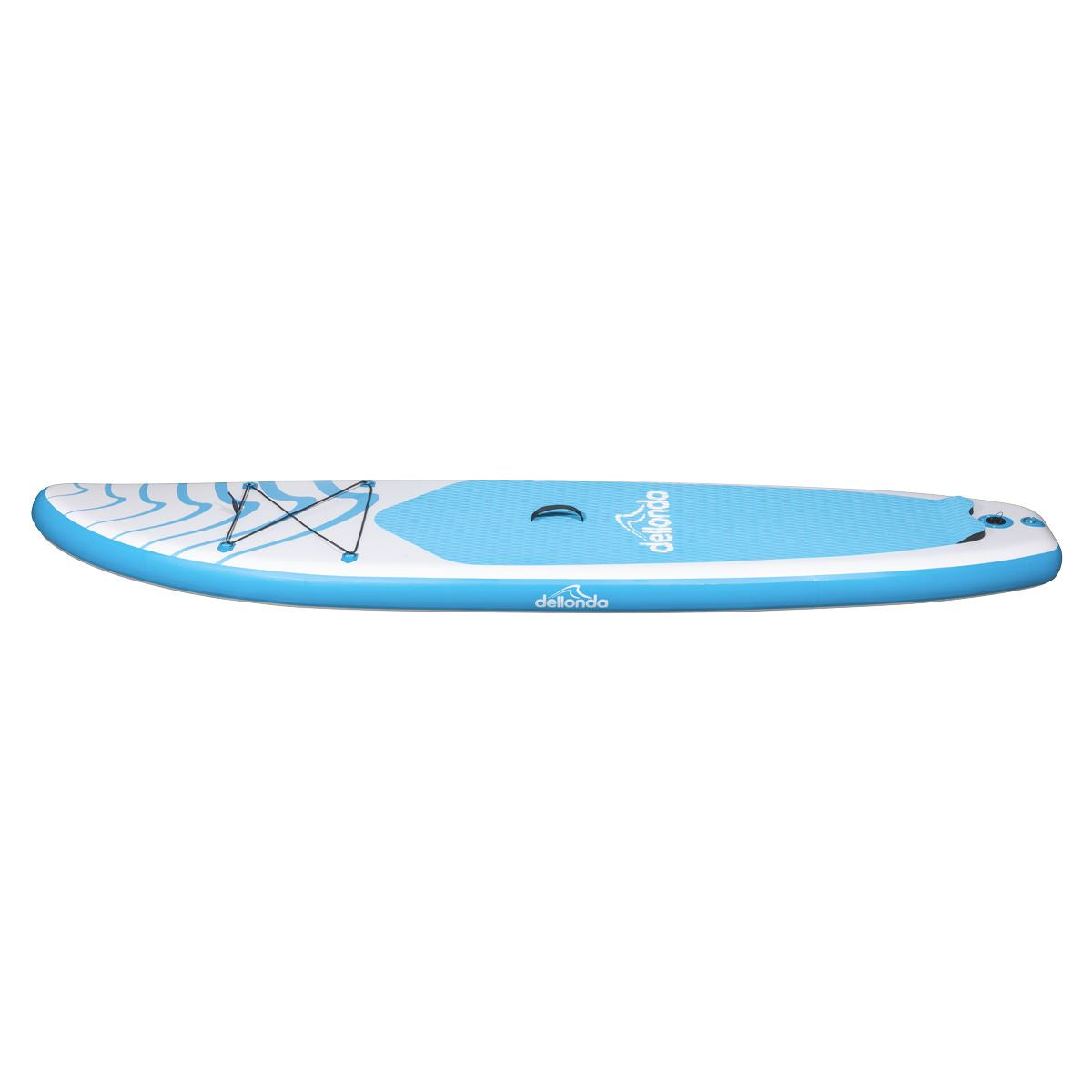 Dellonda Inflatable Stand Up Paddle Board 10'6" - Blue/White DL152