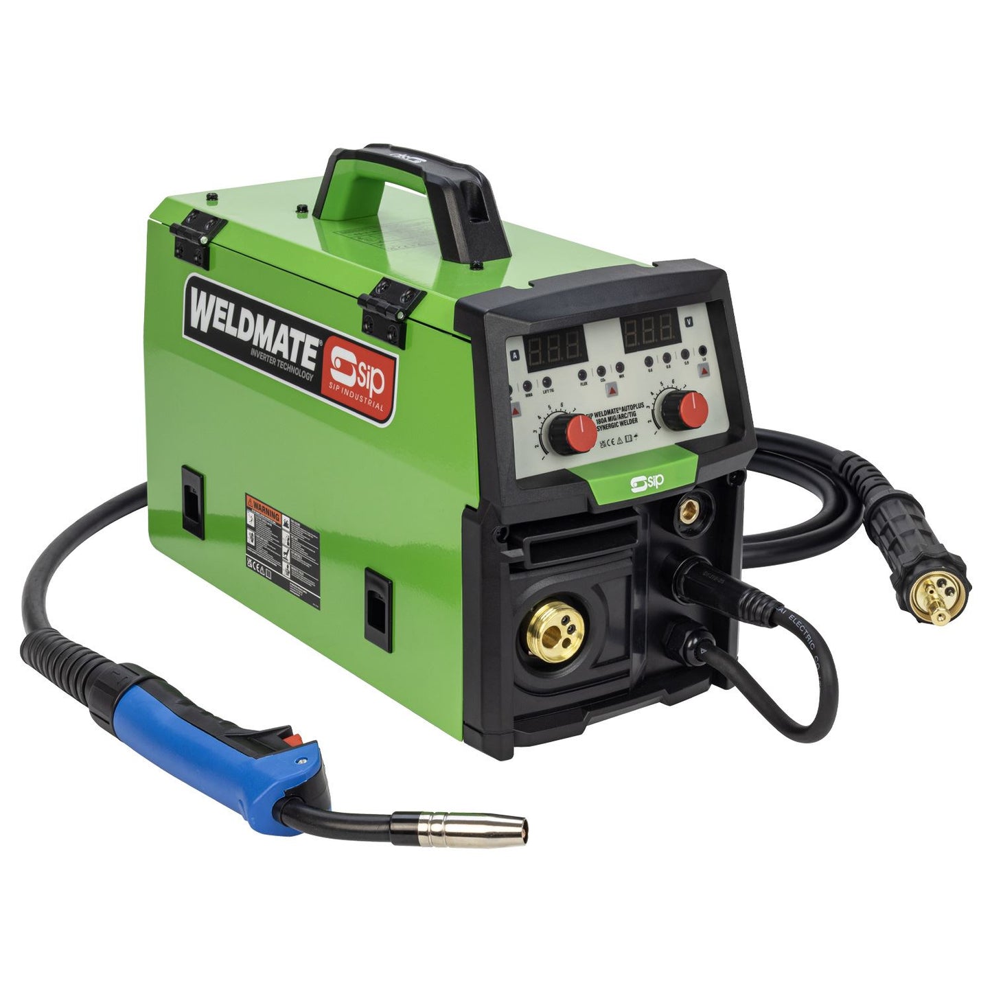 SIP WELDMATE AUTOPLUS 180A MIG/ARC/TIG Synergic Welder with Cart Package