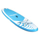 Dellonda Inflatable Stand Up Paddle Board 10'6" - Blue/White DL152