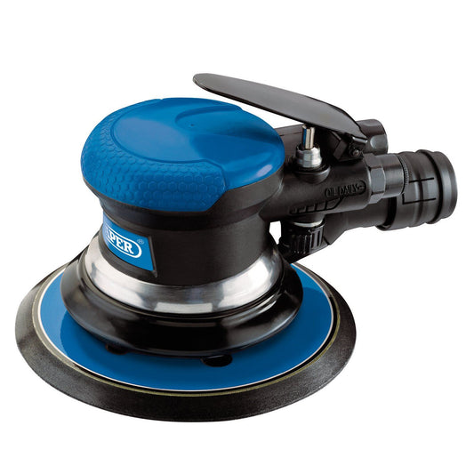 Draper 150mm Dual Action Air Sander Made From Lightweight Aluminium - 84125