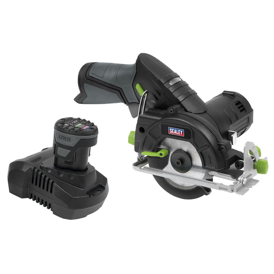 Sealey Cordless Circular Saw Kit 10.8V 2Ah SV10.8 Series 85mm CP108VCS