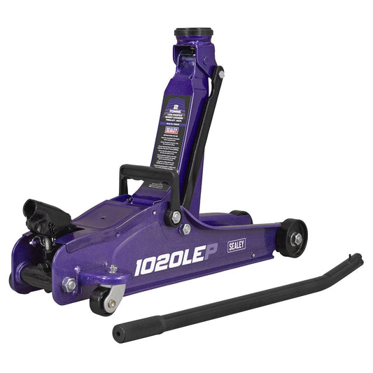 Sealey Low Profile Short Chassis Trolley Jack 2 Tonne - Purple 1020LEP