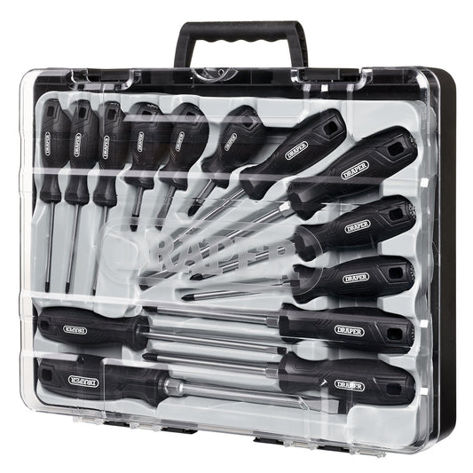 Draper Hard Grip Screwdriver Set (14 Piece)