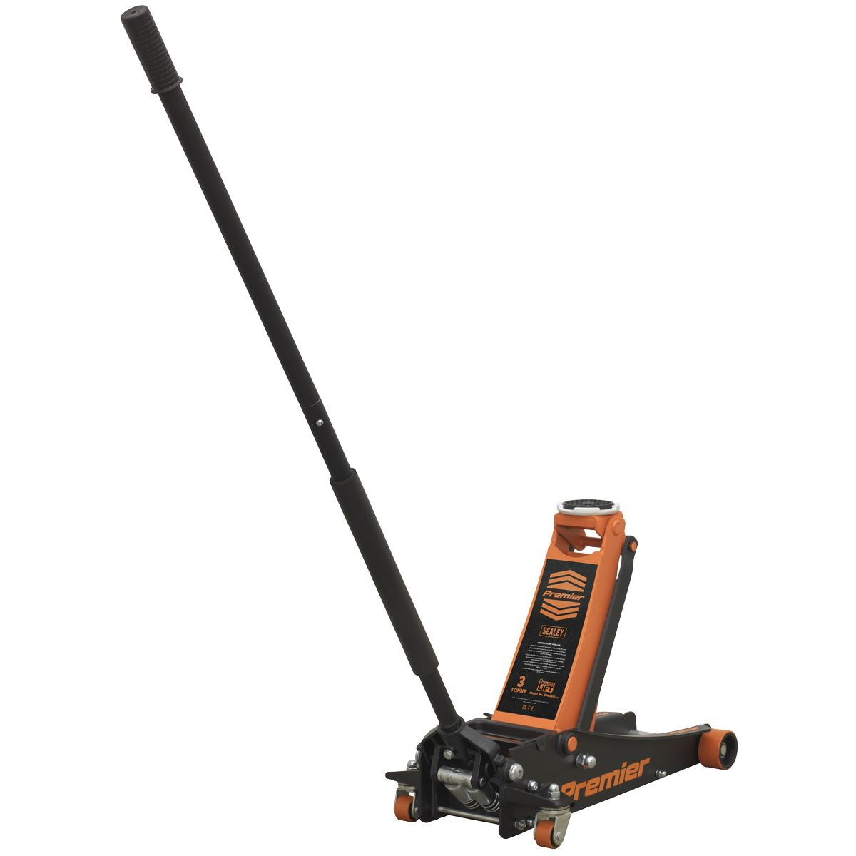 Sealey Trolley Jack 3 tonne Rocket Lift Orange 3040AO