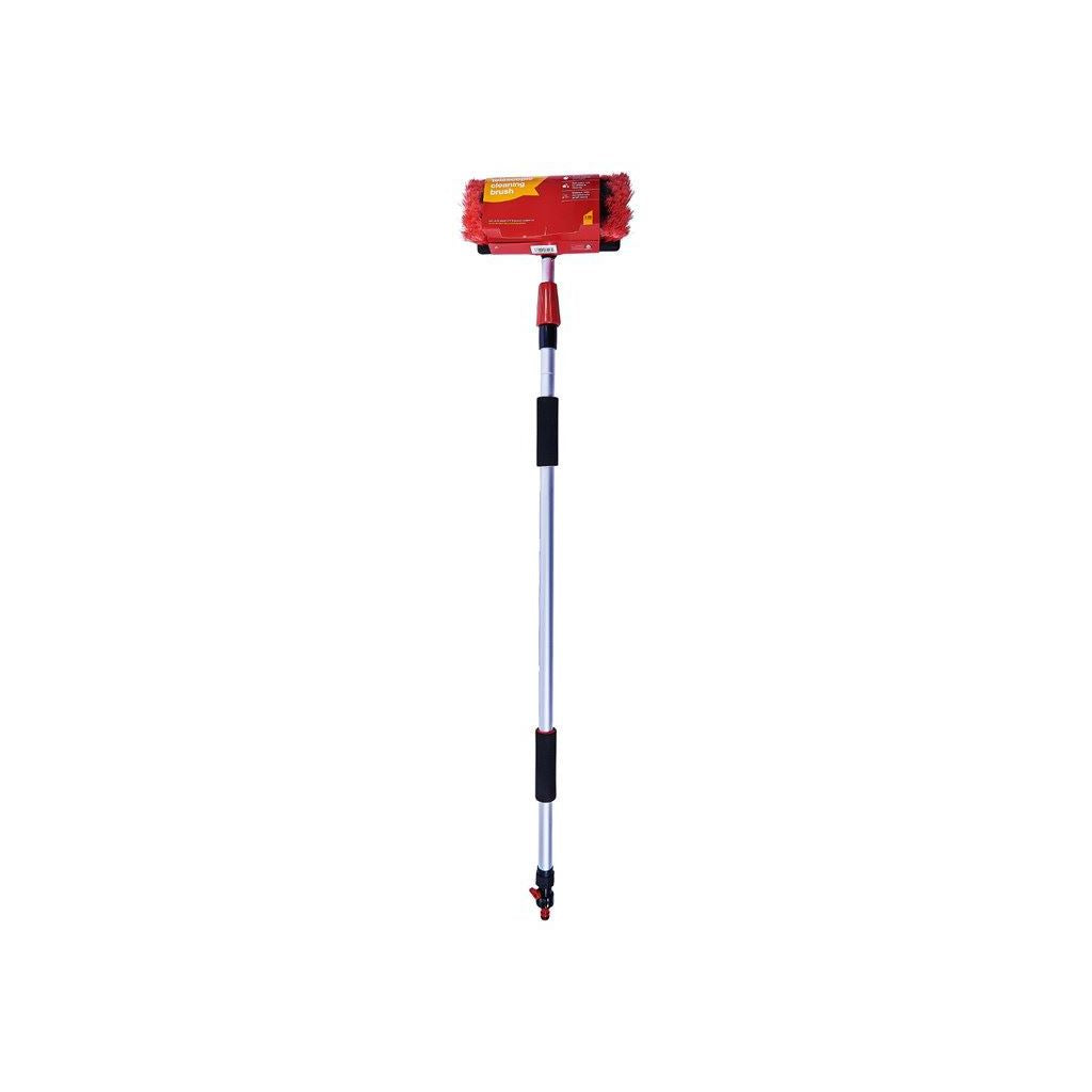 Amtech Telescopic Water Fed Cleaning Brush 2m Aluminium Handle Garage S5532