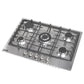 Baridi Gas Hob with 5 Cooking Zones 70cm - Stainless Steel DH227