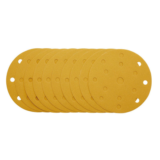 Draper 150mm Gold Sand Disc 240G 15De SDHLG150