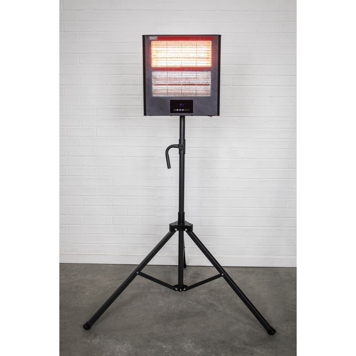 Sealey Infrared Quartz Heater with Tripod Stand 230V 1.4/2.8kW IR28CT