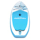 Dellonda Inflatable Stand Up Paddle Board 10'6" - Blue/White DL152