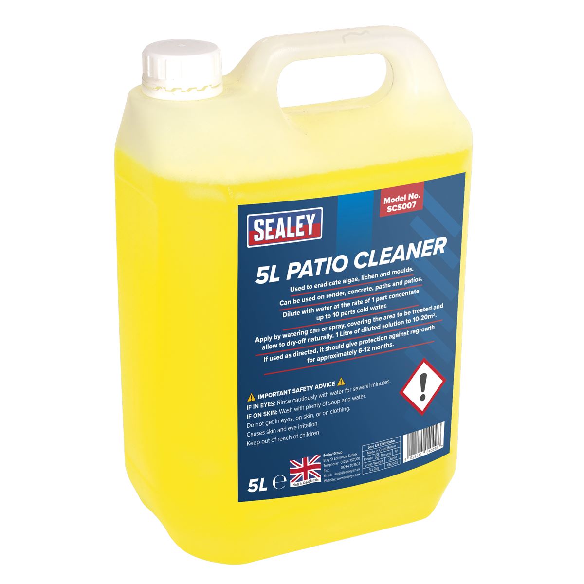 Sealey Patio Cleaner 5L SCS007