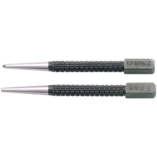 Draper Tools 2 Pc Cupped Nail Set And Centre Punch Set