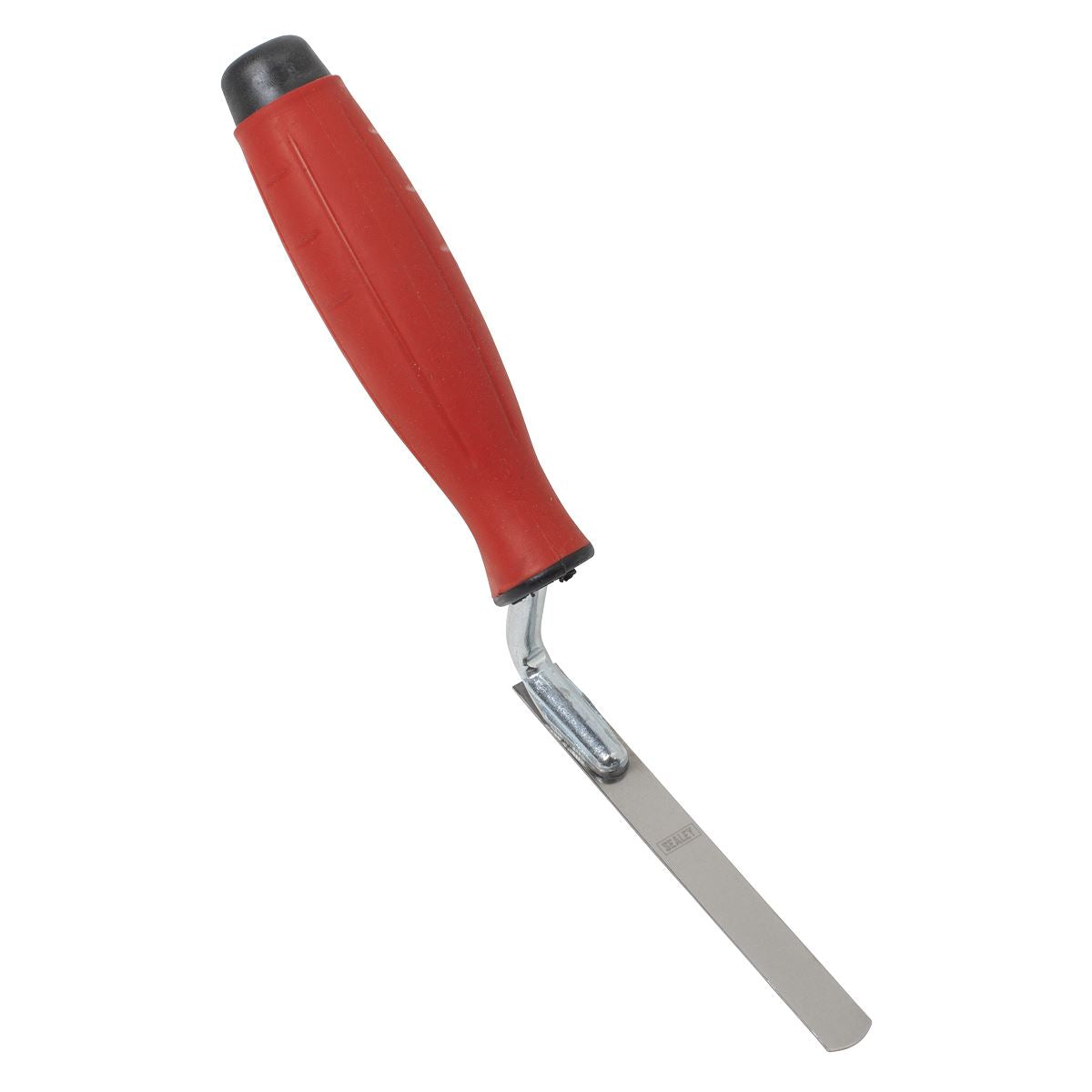 Sealey Stainless Steel Edging Trowel - Rubber Handle - 12mm T0309