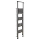 Sealey Aluminium Prof Folding Step Ladder 4-Step 150kg Capacity APSL4