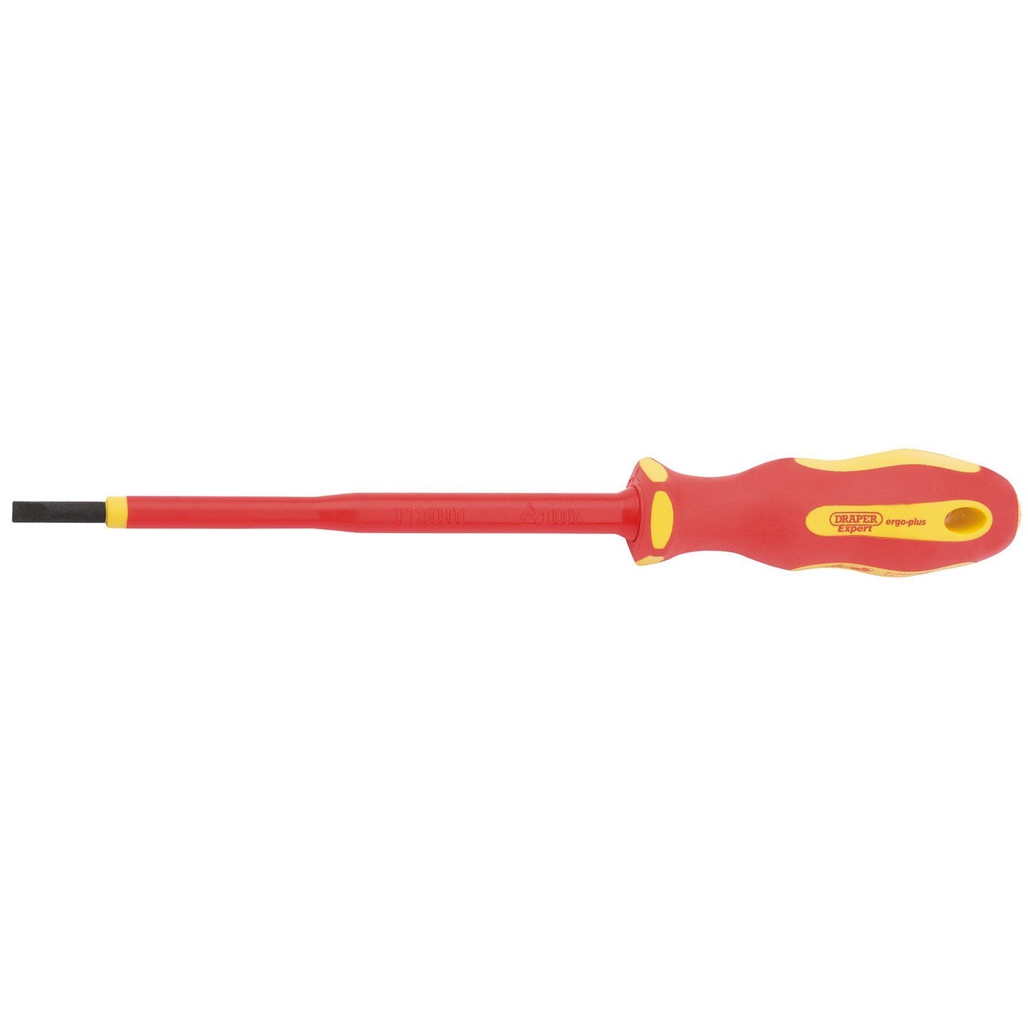 Draper Ergo Plus VDE 3.5 mm x 100mm Plain Slot Screwdriver - 64413