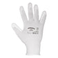 Sealey White Precision Grip Gloves - (Large) - Pack of 6 Pairs SSP50L/6