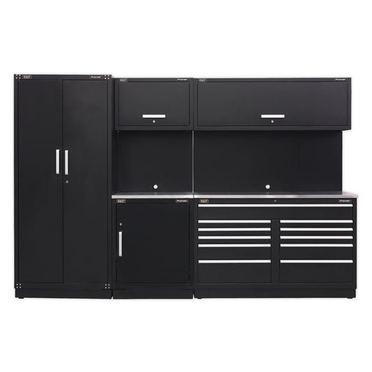 Sealey Premier 3.3m Storage System - Stainless Worktop APMSCOMBO2SS