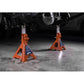 Sealey Axle Stands (Pair) 3t Capacity per Stand Auto Rise Ratchet AAS3000