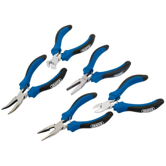 Draper Soft Grip Mini Pliers Set (5 Piece) MPSG5 - 12544