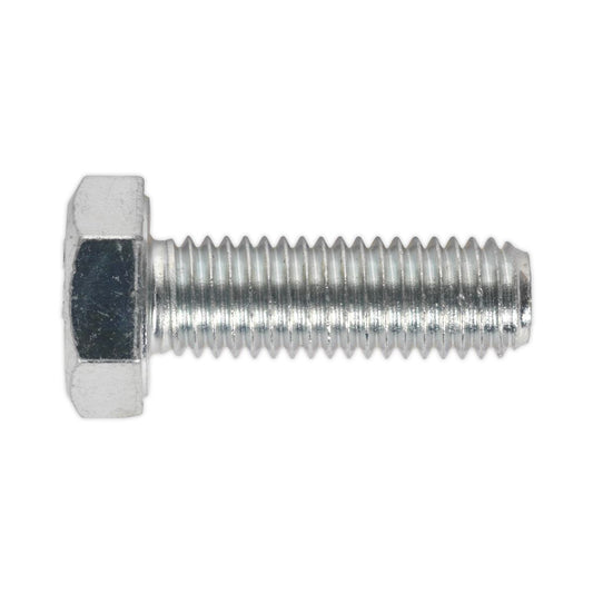 Sealey HT Setscrew M10 x 30mm 8.8 Zinc Pack of 25 SS1030