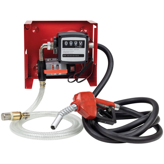 SIP Industrial 12v Diesel Transfer Pump with Fuel Meter