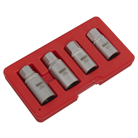 Sealey Stud Extractor Set 4pc 1/2"Sq Drive Metric AK723