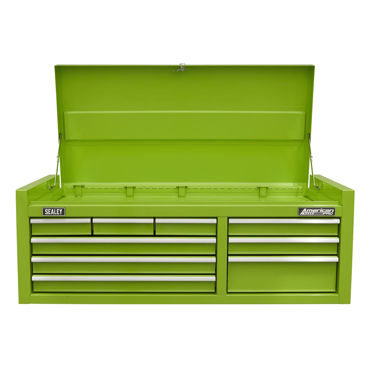 Sealey Topchest 9 Drawer with Ball Bearing Slides - Green AP4109HV