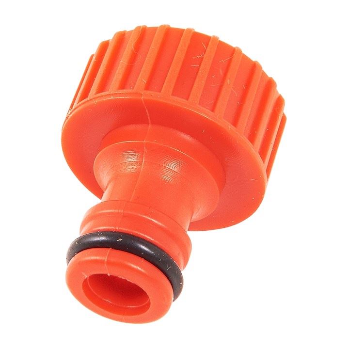 Amtech 3/4" Adaptor Male Orange Tap Compatible Garden Gardening Adapter - U2440