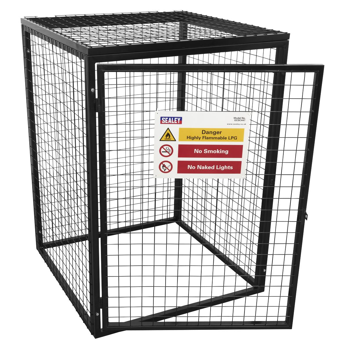 Sealey Safety Cage - 4 x 47kg Gas Cylinders GCSC447
