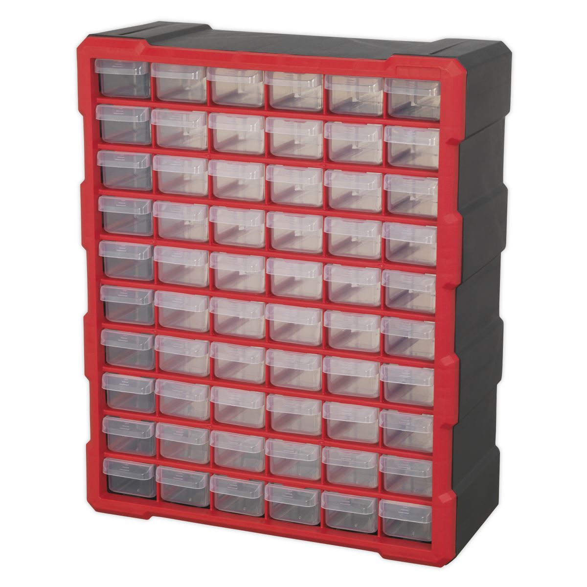 Sealey Cabinet Box 60 Drawer - Red/Black APDC60R