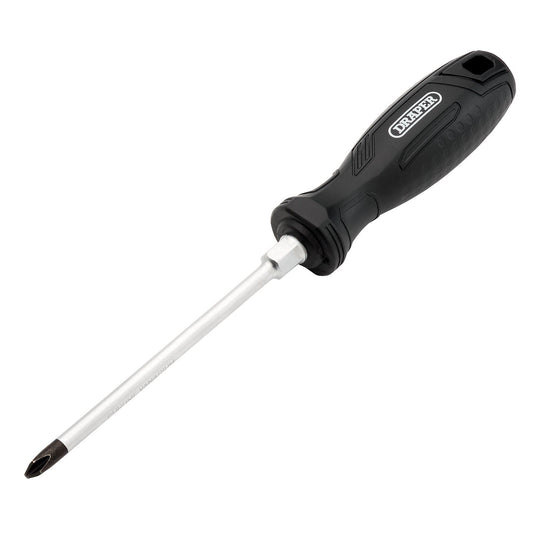 Draper Phillips Hard Grip Screwdriver, PH2 x 125mm