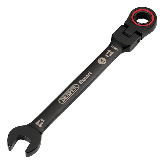 Draper 11mm Flex Head Ratchet Spanner 8241FMM/BK - 03917