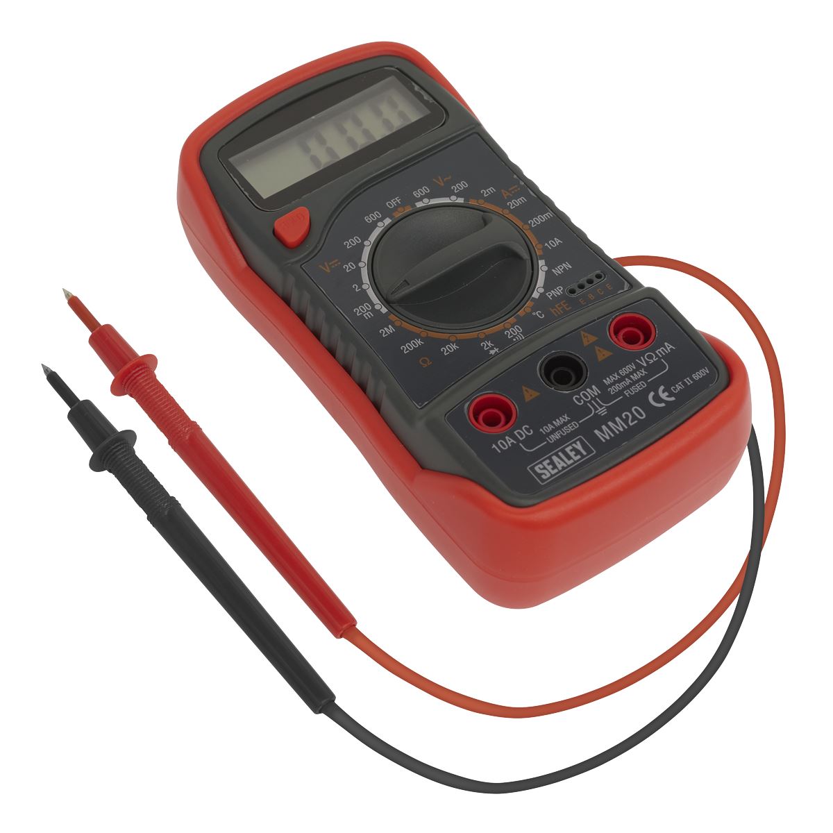 Sealey Digital Multimeter 8-Function with Thermocouple MM20