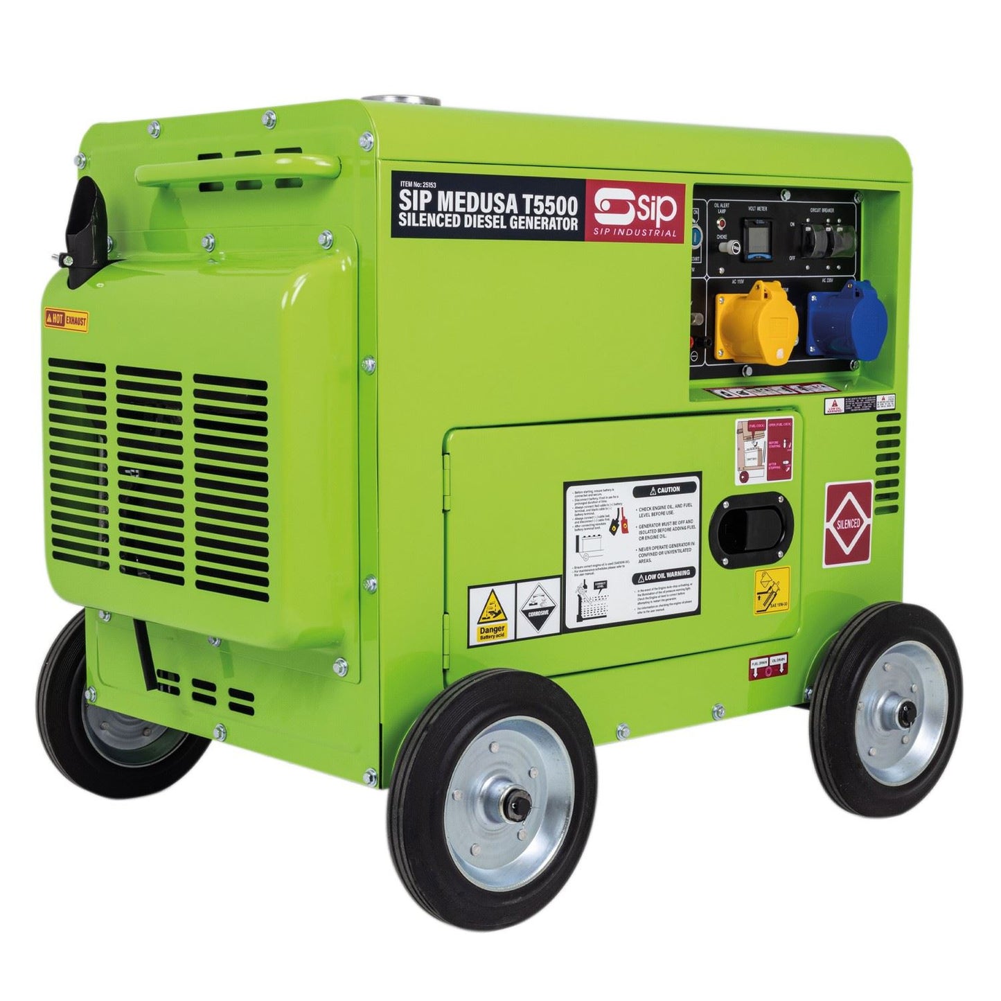 SIP MEDUSA T5500 Silenced Diesel Generator