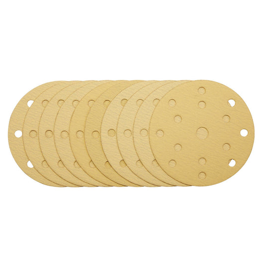 Draper 150mm Gold Sand Disc 120G 15De SDHLG150