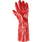 1 x pair Draper red pvc Gauntlets - 400mm - 16229