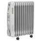 Sealey Oil Filled Radiator 2500W/230V 11 Element with Timer RD2500T